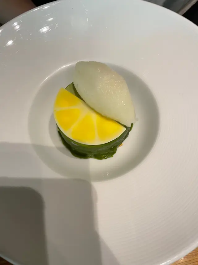 日式抹茶慕絲蛋糕柚子雪葩👍