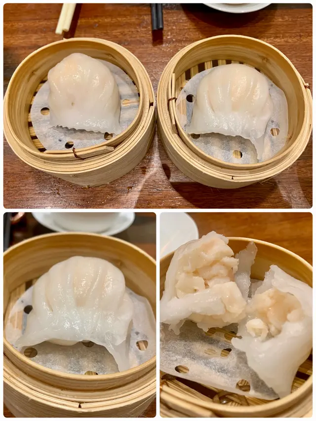 生拆鮮蝦餃