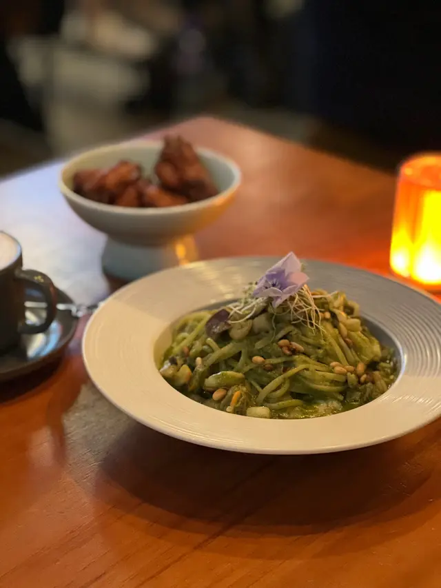 麻香海鮮扁意粉