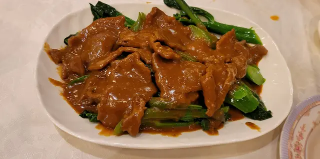 沙嗲牛肉芥蘭