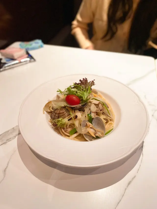 香蒜白酒蜆意大利粉