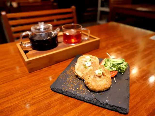 焗素蟹餅配日式芥末醬