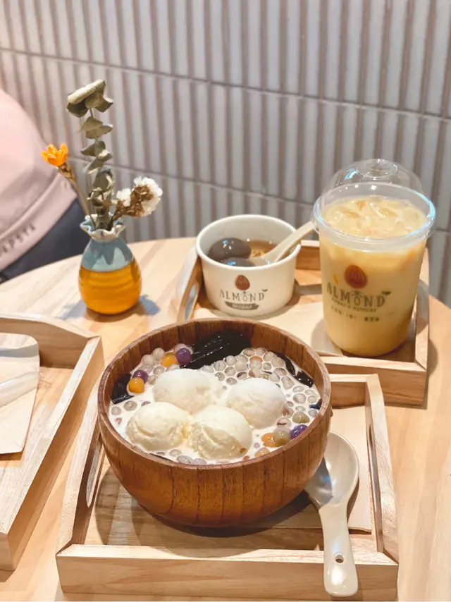 招牌杏汁波波爽冰木蓮凍