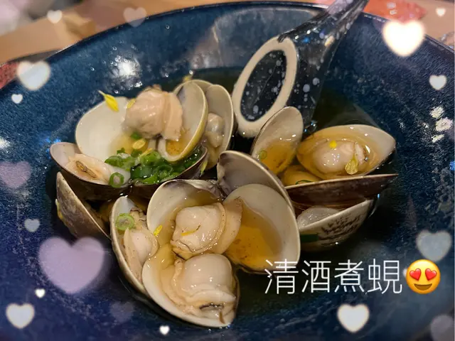 非常推介，肥美鮮甜，朋友用蜆殼飲湯😂