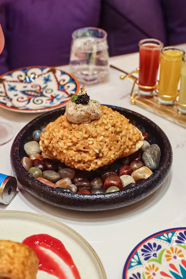 黑魚籽麵包蟹意大利飯