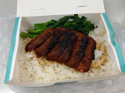 Impossible Pork 不可能（素）叉燒飯