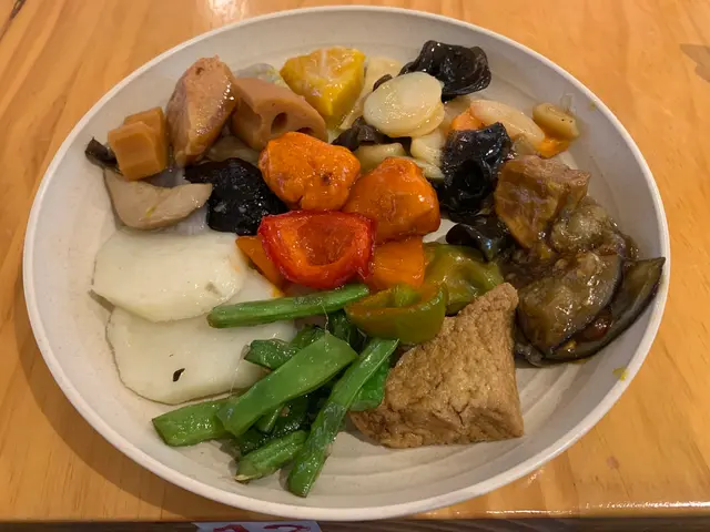 用猴頭菇製成的菠蘿咕嚕肉每次都有拎