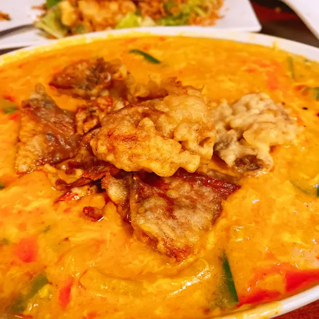 軟殼蟹必配黃咖喱