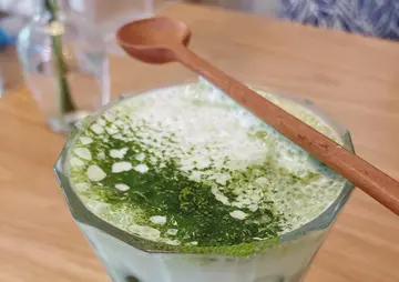 丸久小山园宇治抹茶拿铁