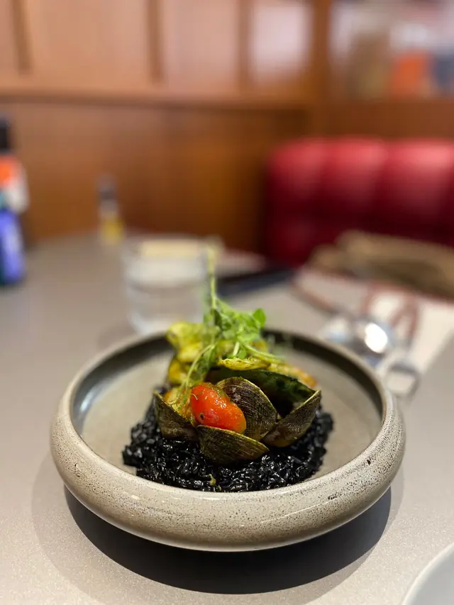 Ink Sauce Seafood Risotto