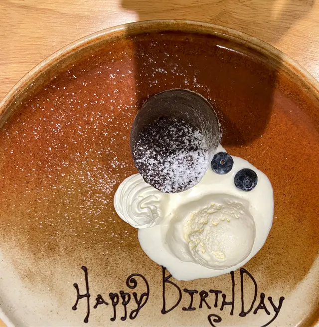 朱古力心太軟配雪糕