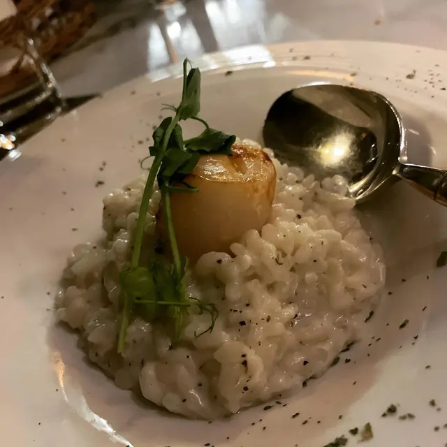 香煎北海道帶子燴意大利飯