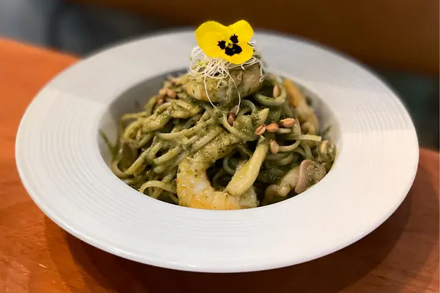 麻香海鮮扁意粉