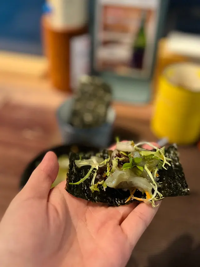 紫菜芥末八爪魚