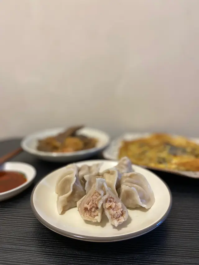 高麗菜韭黃豬肉水餃