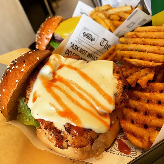 水牛城雞肉漢堡