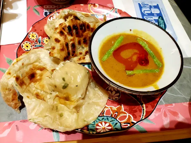 馬來咖哩配薄餅