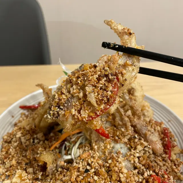 黃金蒜香軟殼蟹