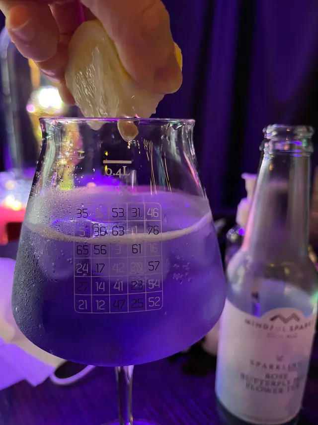 Sparkling Rose Butterfly Pea Flower Tea