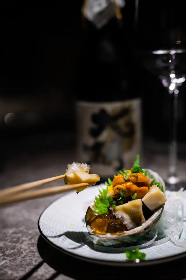 鹽漬原隻蝦夷鮑魚