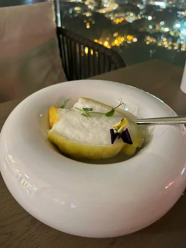 lemon sorbet