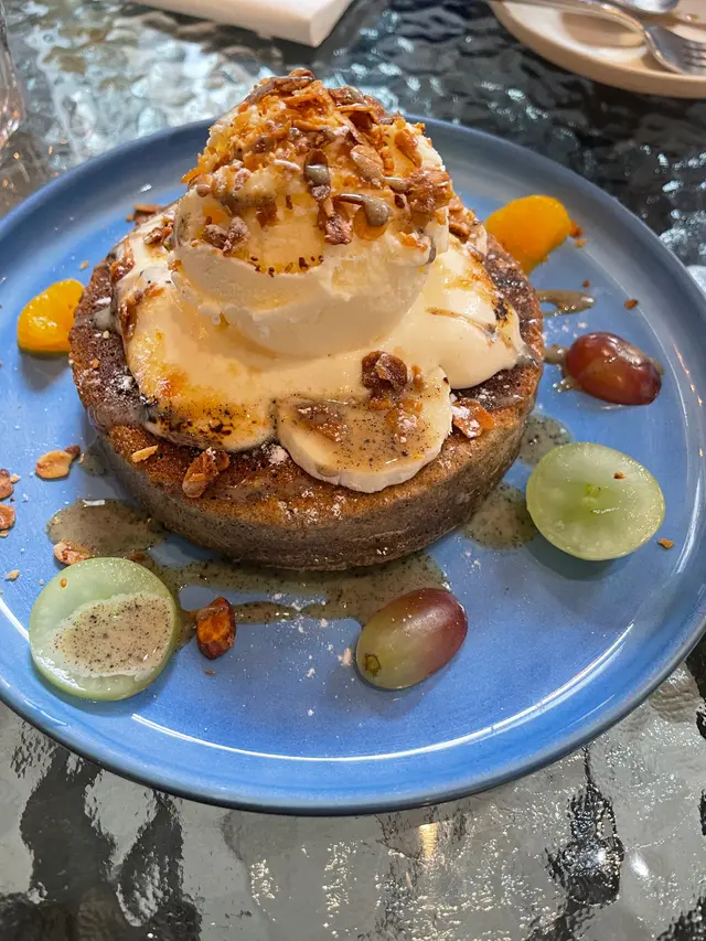 earl grey mochi pancake