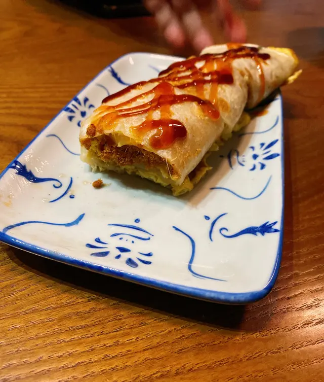 起司肉鬆蛋捲餅