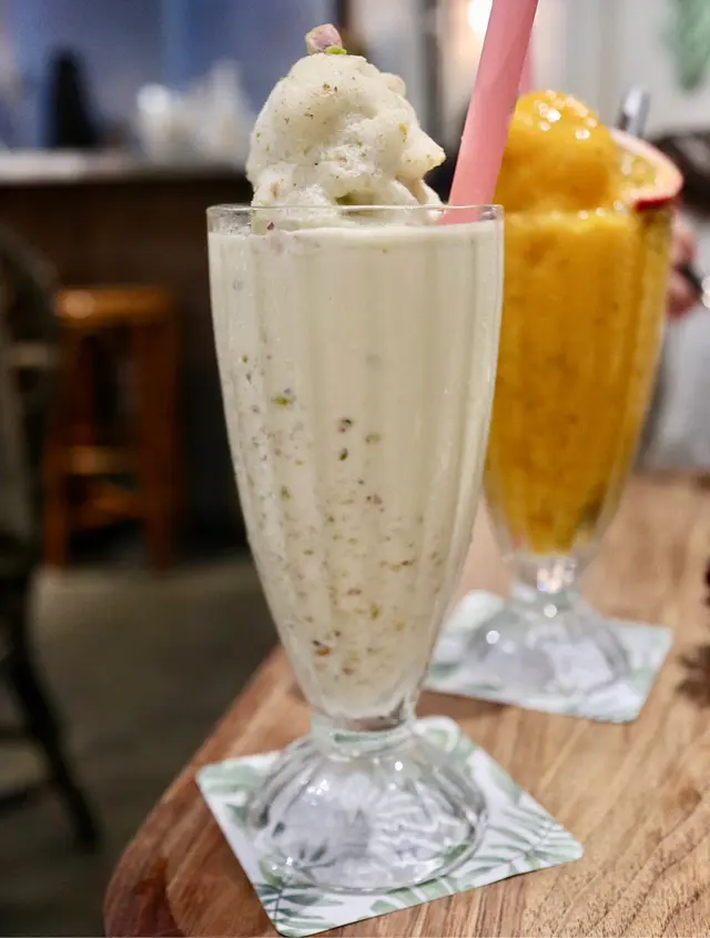 椰子開心果沙冰