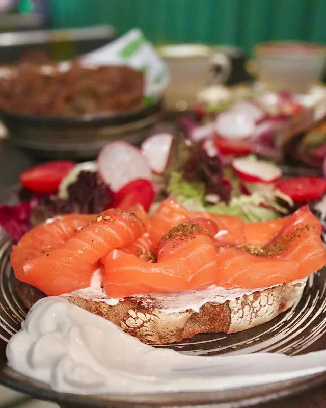 Smoked Salmon on Sour Dough