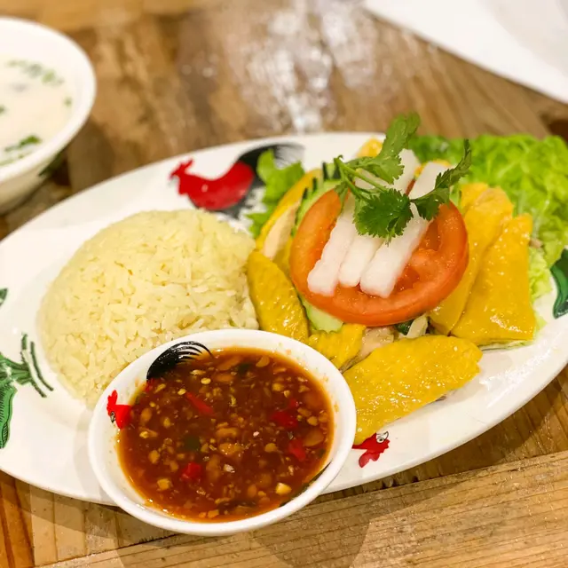 去骨海南雞飯(油飯)