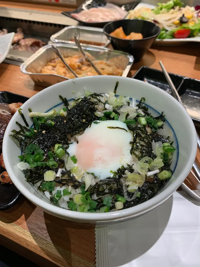 香蔥溫泉玉子飯