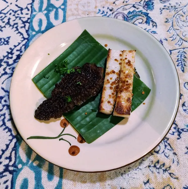 香煎山藥+巨型羊肚菌