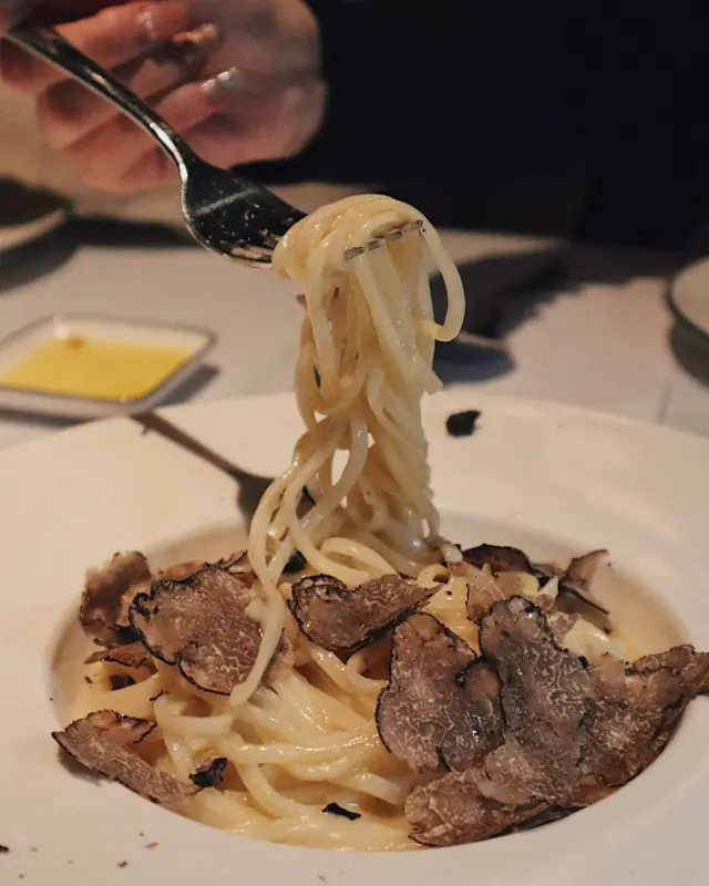 Tagliolini with black truffle