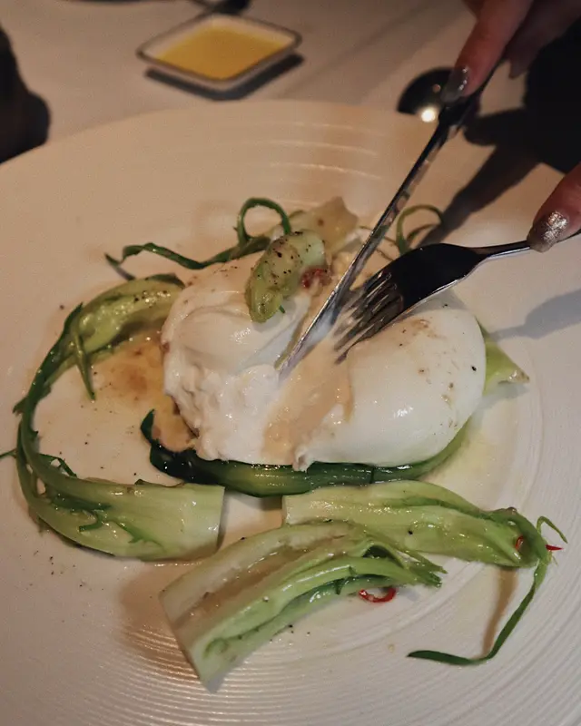 Burrata cheese with toppings