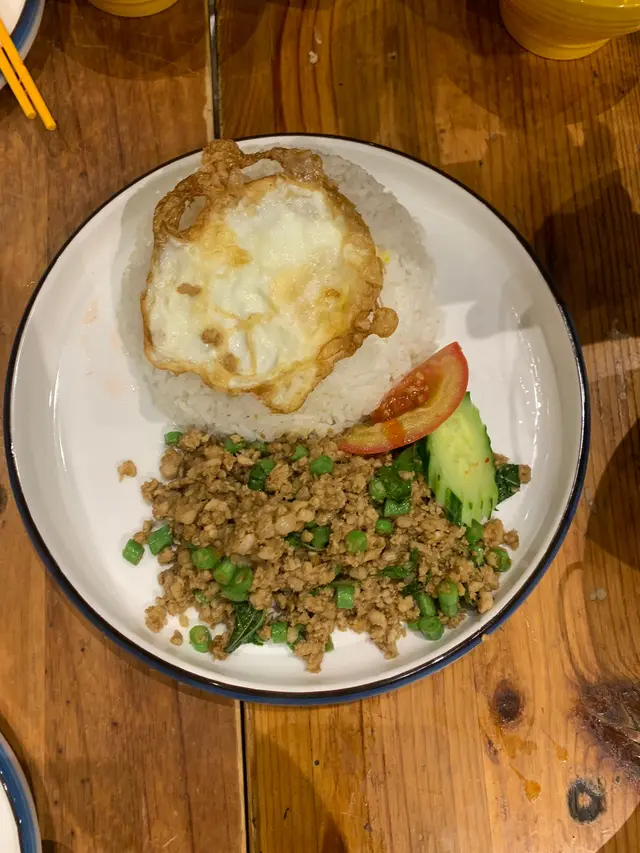 香葉辣椒豬肉碎燴飯