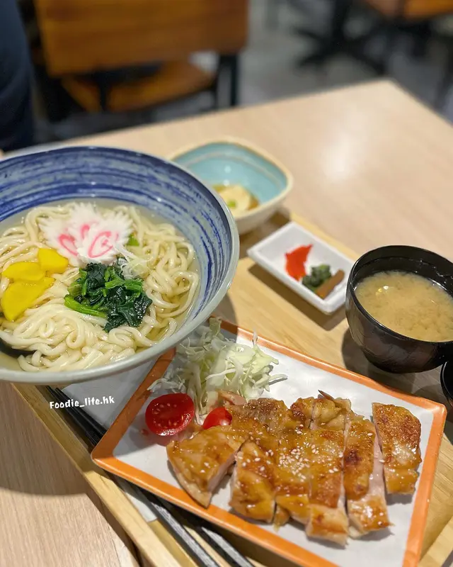 照燒雞扒稻庭烏冬定食