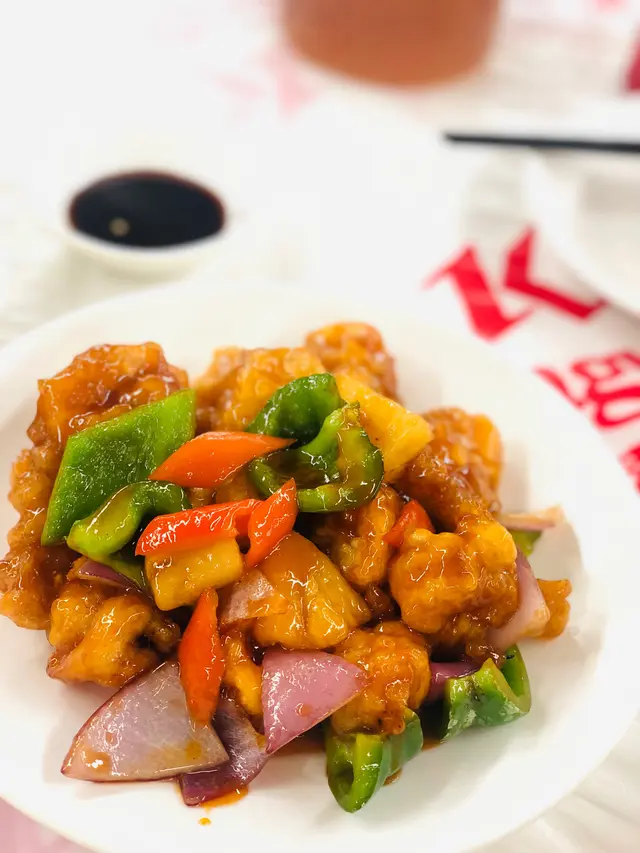 招牌拔絲海明蝦球