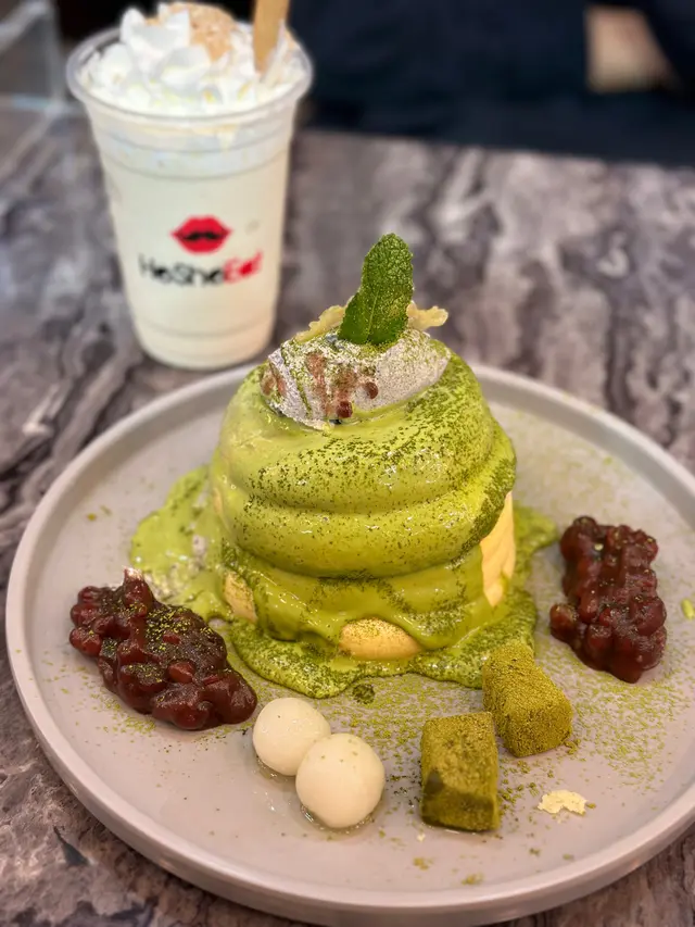 宇治抹茶黑芝麻梳乎厘班戟