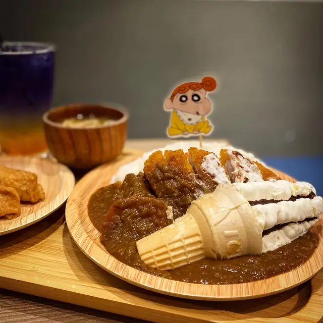 雪糕咖喱吉列豬扒飯🍦🍛