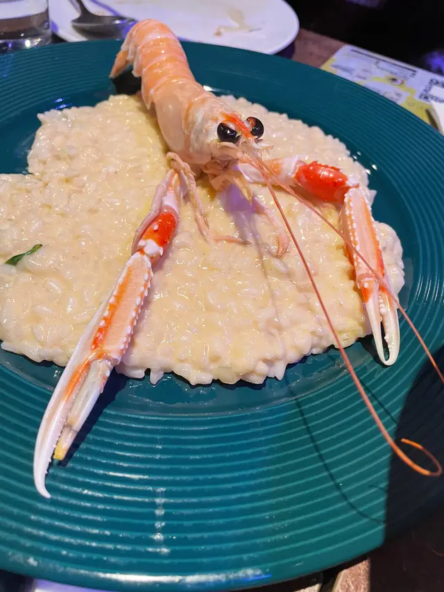 海蟄蝦芝士意大利飯