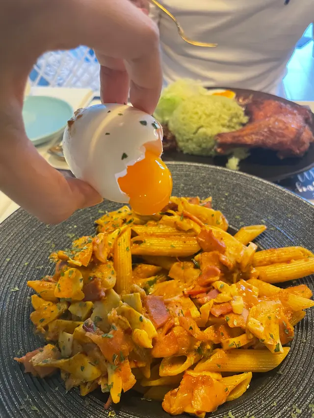 濃香喇沙煙肉長通粉