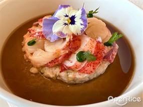 Lobster with Mushroom Bavarois and Anise Flavor - 中環的Caprice