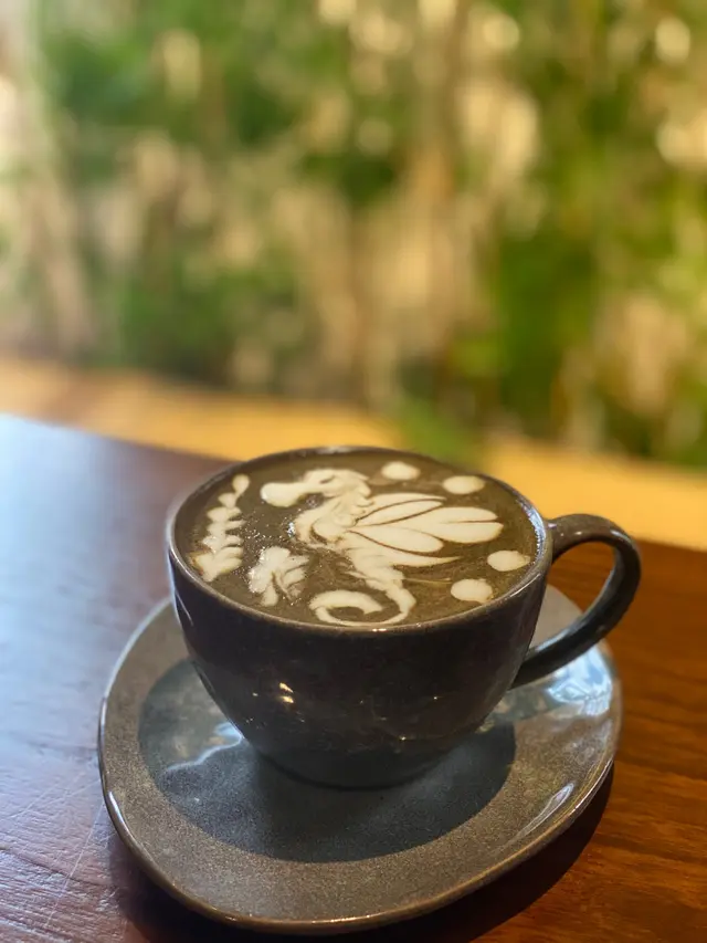 Hojicha latte