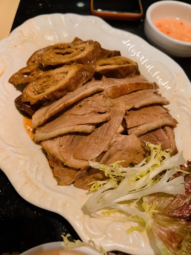 滷水雙併(鵝片併大腸)