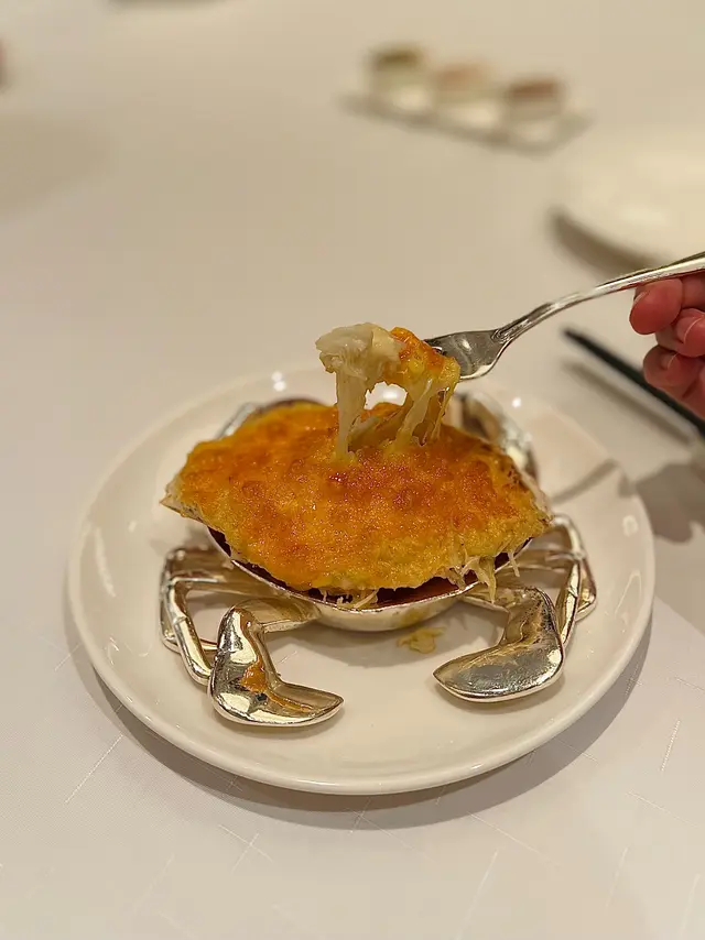 芝士焗蟹蓋