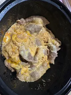 滑蛋牛肉丼