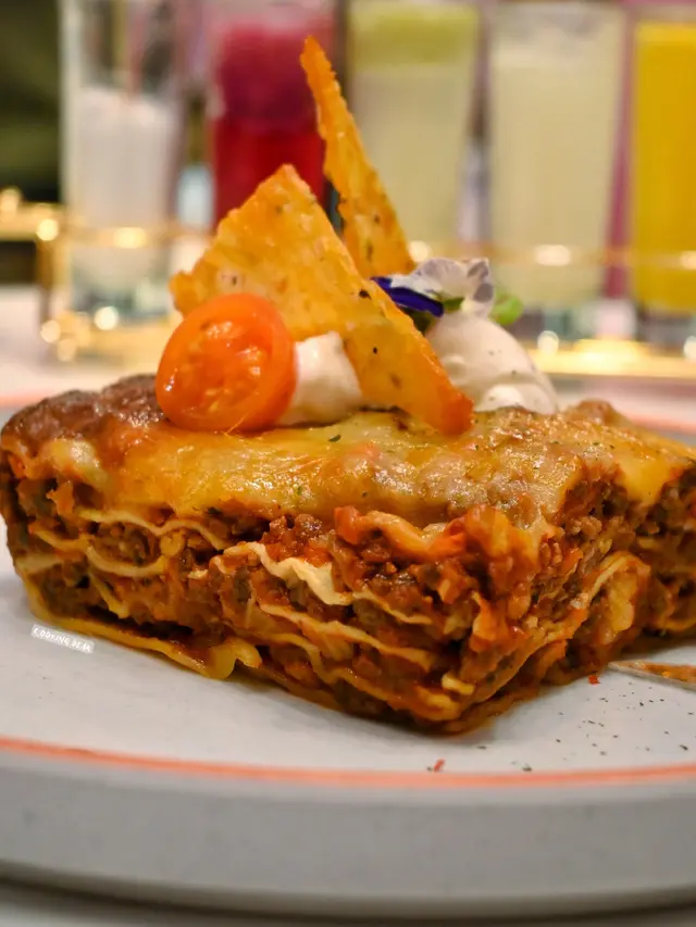 雙式芝士脆片經典千層麵