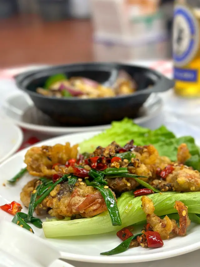 避風塘炒軟殼蟹