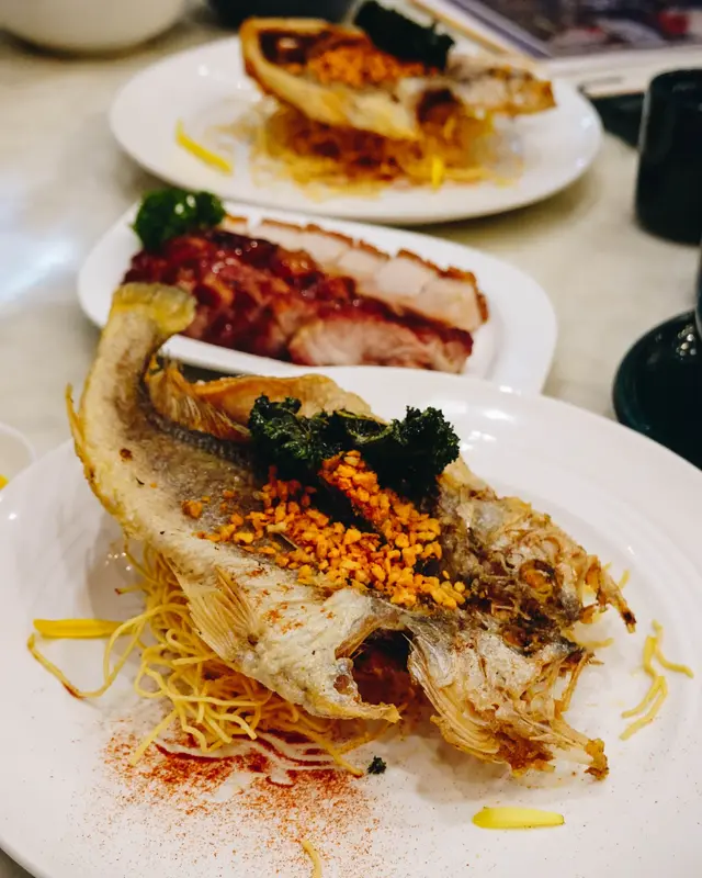 鳳凰展翅 (酥炸小黃魚)