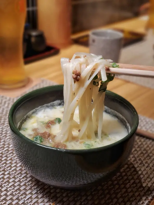 豆乳咖哩牛肉烏冬